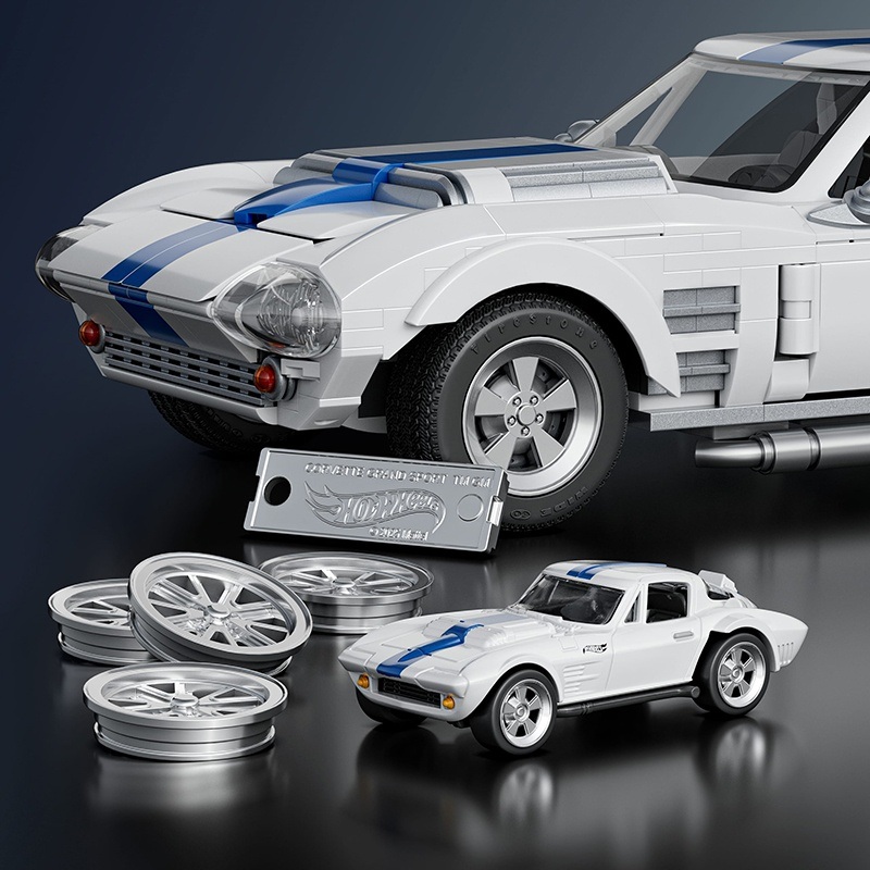 Mega Construx Hot Wheels Elite Corvette - Imagen 4