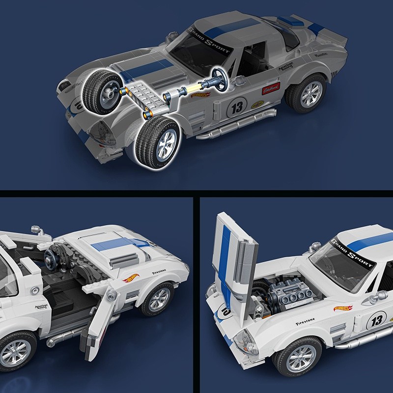 Mega Construx Hot Wheels Elite Corvette - Imagen 5