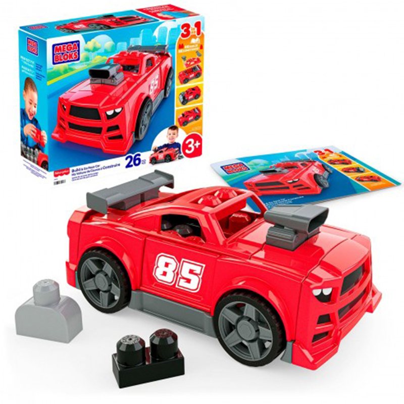 Mega Bloks Coche de Carreras Construcción 26p