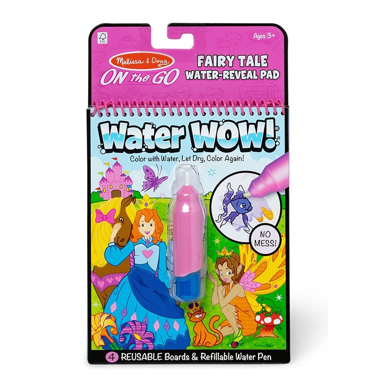 Melissa and Doug Caderno Water WOW Contos de Fadas