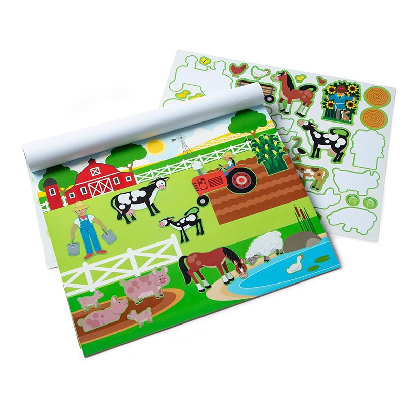 Melissa and Doug Bloco 150 Autocolantes Infantis Habitats - Imagem 2