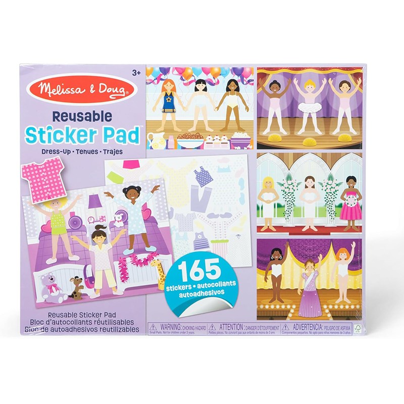 Melissa and Doug Bloco 165 Autocolantes Infantis Roupa