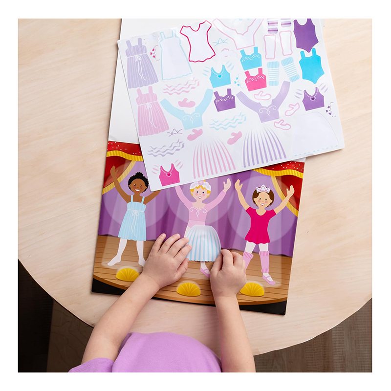 Melissa and Doug Bloco 165 Autocolantes Infantis Roupa - Imagem 1