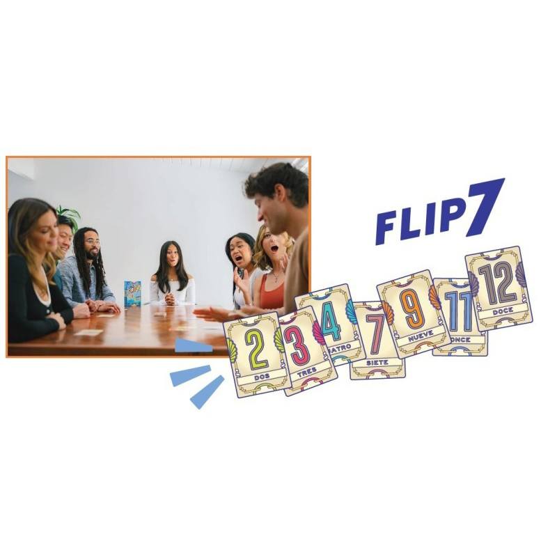 Jogo de cartas Flip 7 - Imagem 1