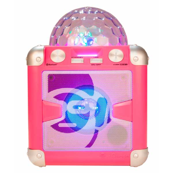 Karaoke Party Cube Rosa con Micro - Imagen 1