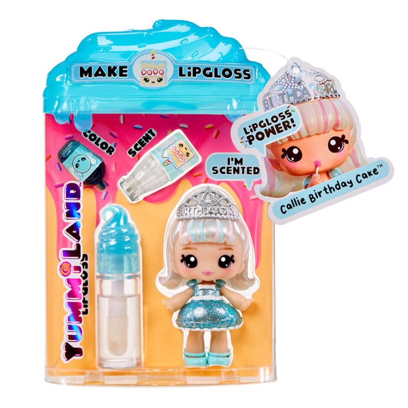 Yummiland Lipgloss Muñeca Callie Birthday Cake - Imagen 4