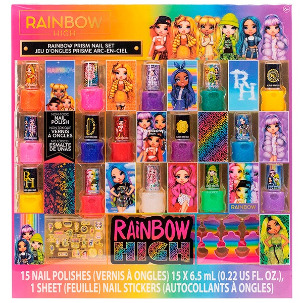 Rainbow High Pack 15 esmaltes - Imagem 1