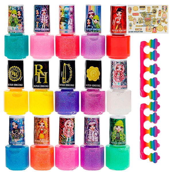 Rainbow High Pack 15 esmaltes de uñas - Imagen 1