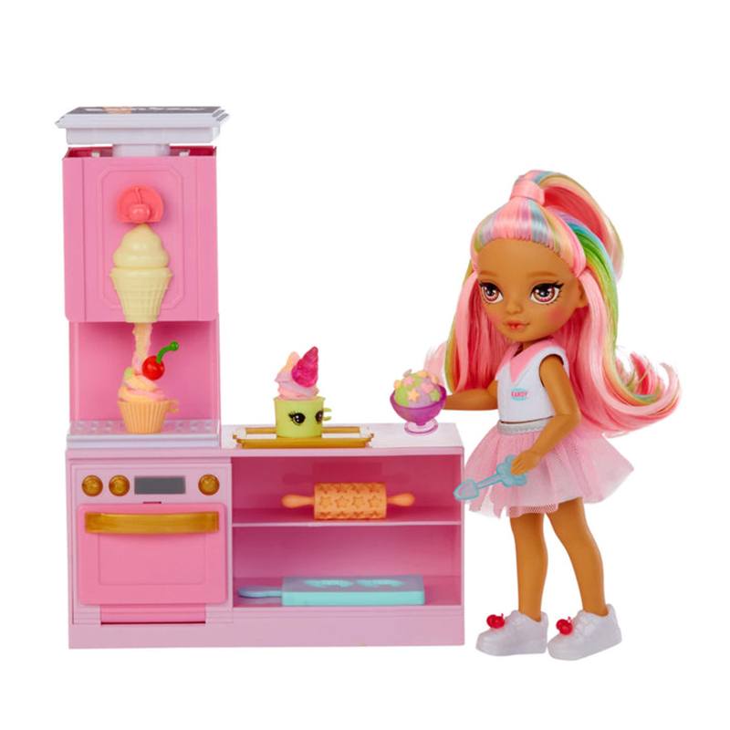 Rainbow High Dessert Shop con Kandy - Imagen 1
