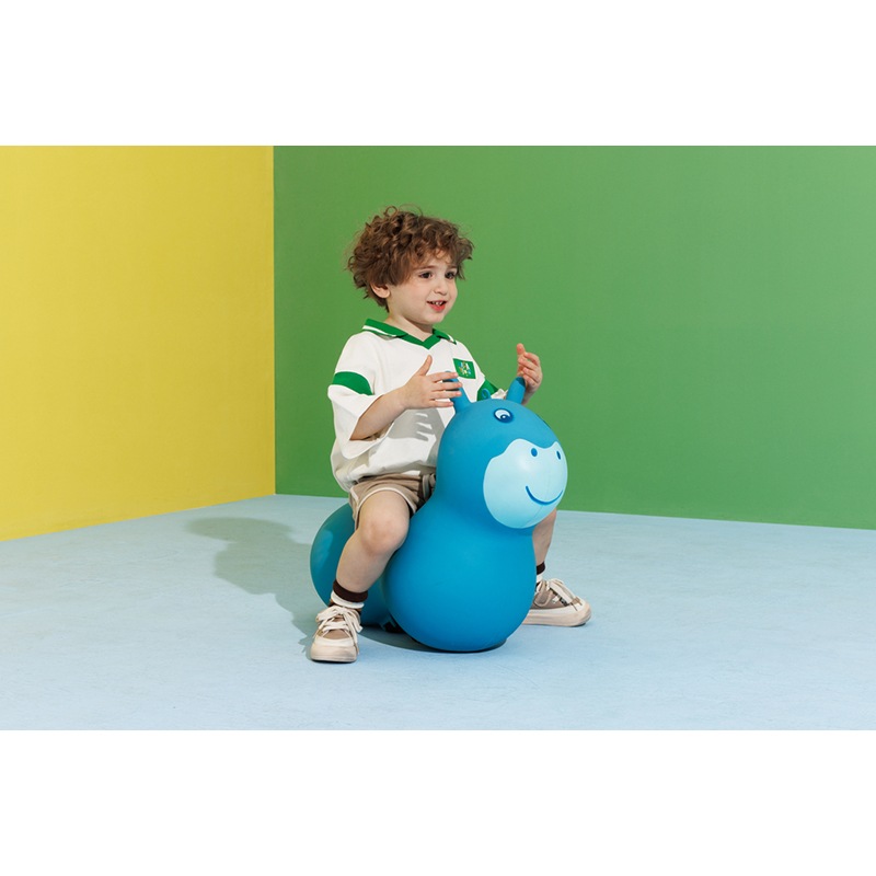 MICRO Andador Infantil Inflável Air Hopper Azul - Imagem 3