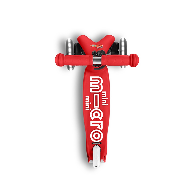MICRO Patinete Infantil Mini Deluxe Led Vermelho - Imagem 1