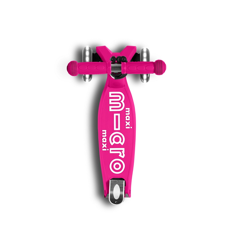 MICRO Patinete Infantil Maxi Deluxe Dobrável Led Rosa Chiclete - Imagem 1