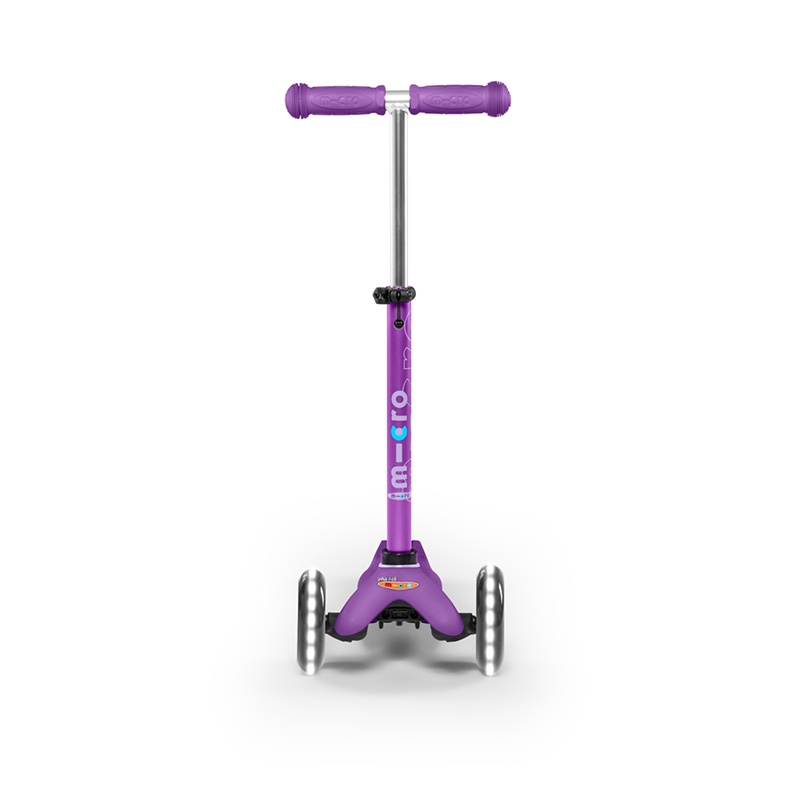 MICRO Patinete Infantil Mini Deluxe Led Lila - Imagem 1