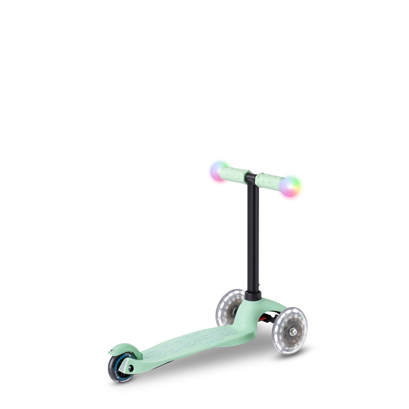 MICRO Patinete Infantil Mini2Grow Magic Led Menta - Imagem 8