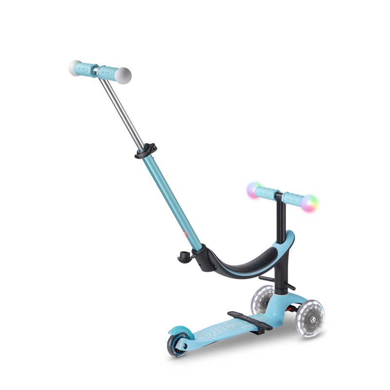 MICRO Patinete Infantil Mini2Grow Magic Led Azul - Imagem 3