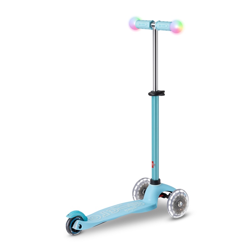 MICRO Patinete Infantil Mini2Grow Magic Led Azul - Imagem 5
