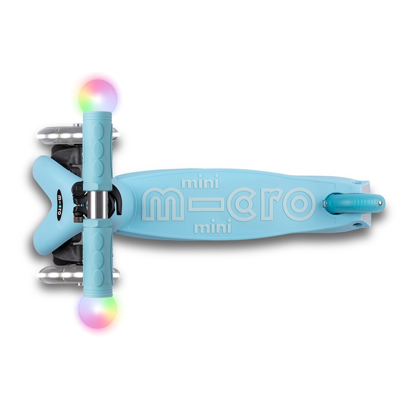 MICRO Patinete Infantil Mini2Grow Magic Led Azul - Imagem 6