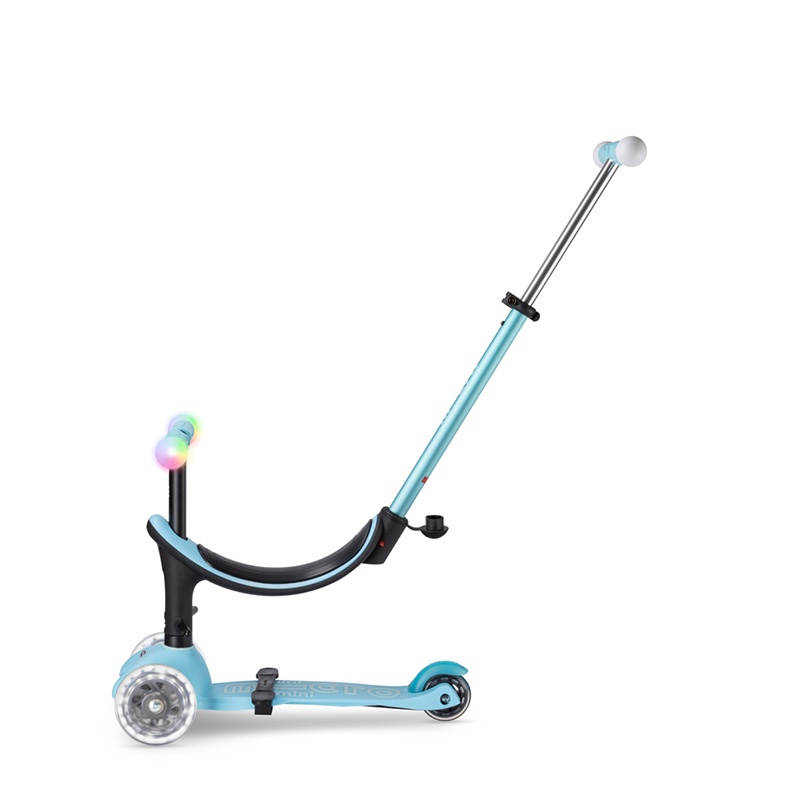 MICRO Patinete Infantil Mini2Grow Magic Led Azul - Imagem 9