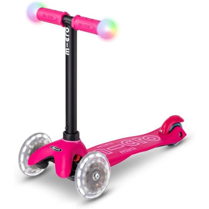 MICRO Patinete Infantil Mini2Grow Magic Led Rosa - Imagem 2