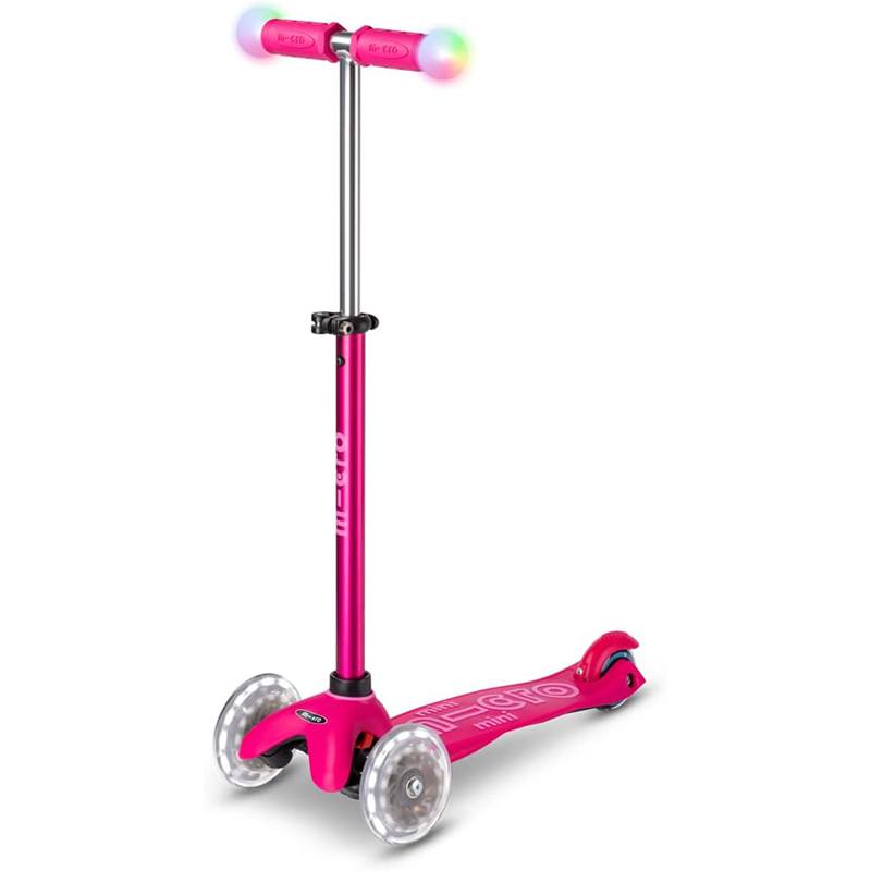 MICRO Patinete Infantil Mini2Grow Magic Led Rosa - Imagem 3