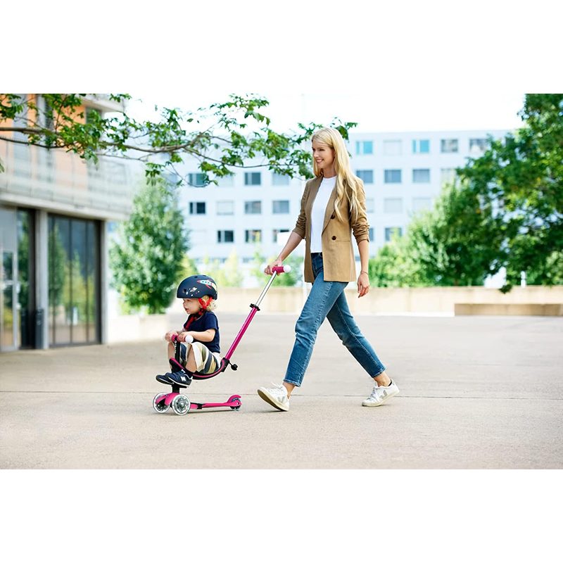 MICRO Patinete Infantil Mini2Grow Magic Led Rosa - Imagem 5