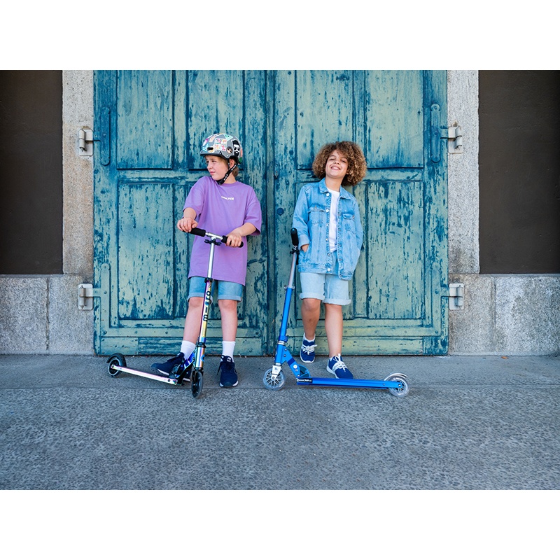 MICRO Patinete Infantil Micro Sprite Led Azul Safira - Imagem 1