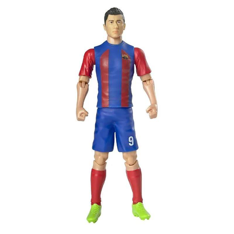 Figura Socker FC Barcelona Lewandowski 20cm - Imagem 1