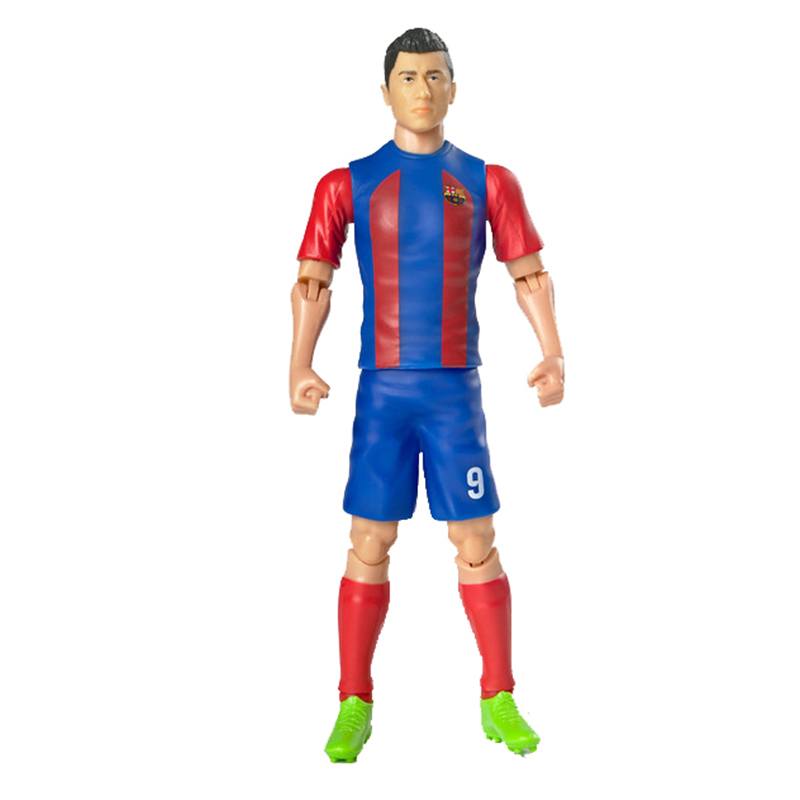 Figura Socker Lewandowski FC Barcelona 20cm - Imagem 1