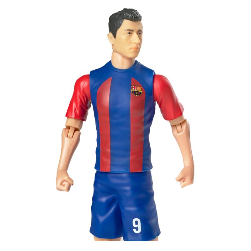 Figura Socker Lewandowski FC Barcelona 20cm - Imagem 3