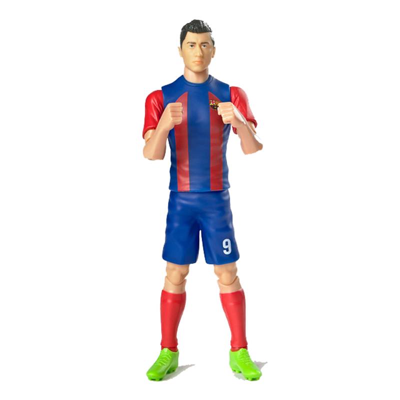 Figura Socker Lewandowski FC Barcelona 20cm - Imagem 4