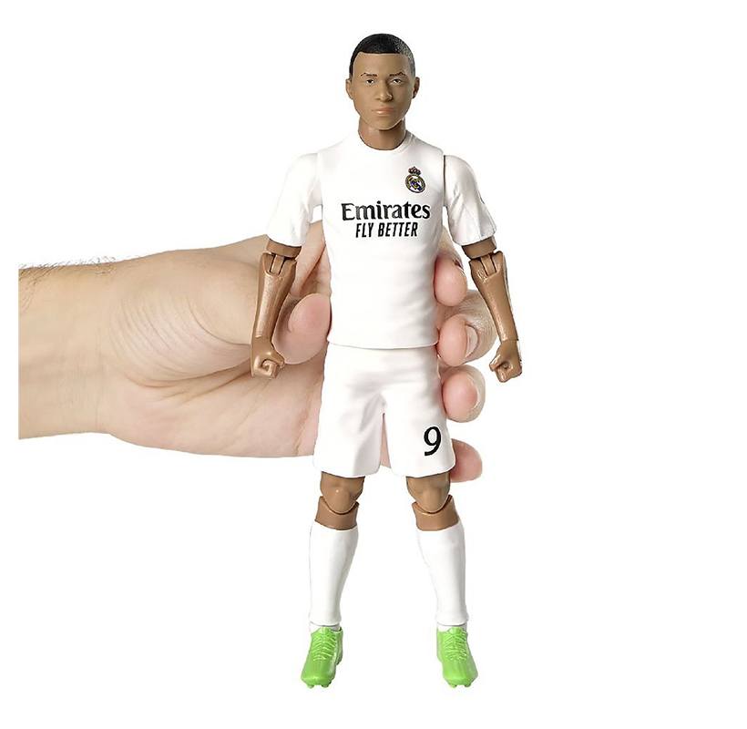 Figura Socker Mbappé Real Madrid 20cm - Imagem 5
