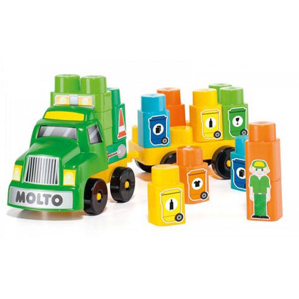 Camio Verd Reciclatge 25p Blocks - Imatge 1