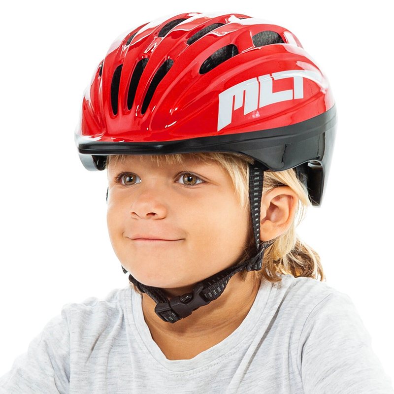 Capacete Infantil para crianças MLT Vermelho - Imagem 3