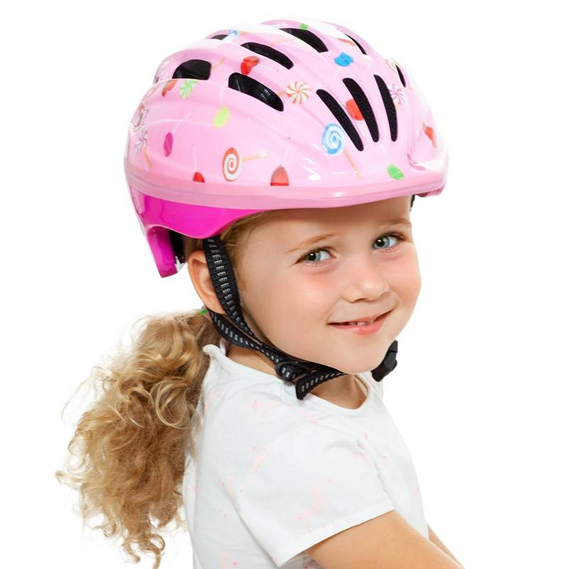 Capacete Infantil para crianças MLT Rosa - Imagem 2