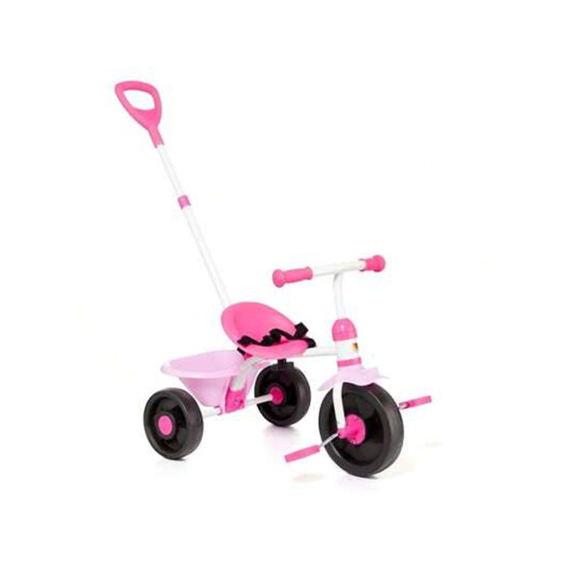 Molto Urban Trike Triciclo infantil 3 em 1 rodas silenciosas rosa - Imagem 1