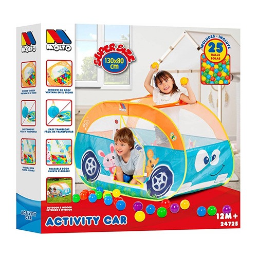 Carro Molto Children's Ball Park com 25 bolas - Imagem 1