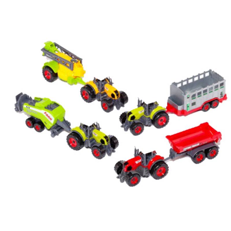 Trator de Brinquedo com Reboque 1:50