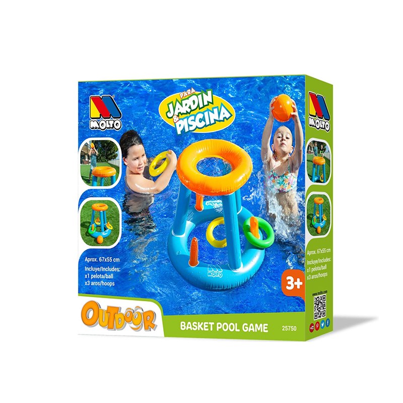 Jogo de Basquete Insuflável para Piscina e Jardim - Imagem 4