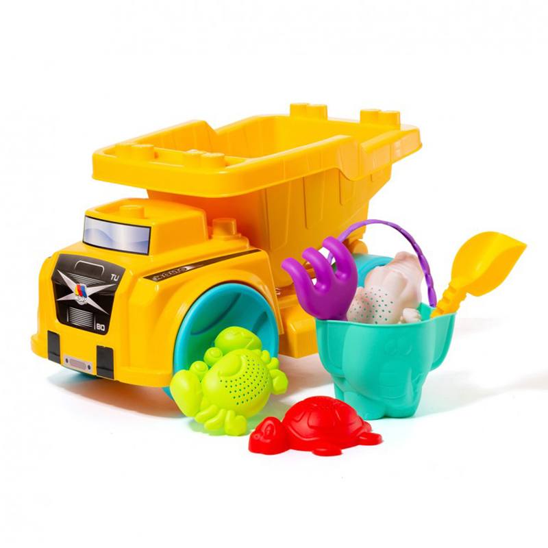 Caminhão Basculante com Acessórios de Praia