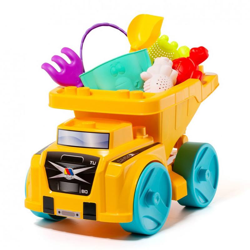 Caminhão Basculante com Acessórios de Praia - Imagem 1