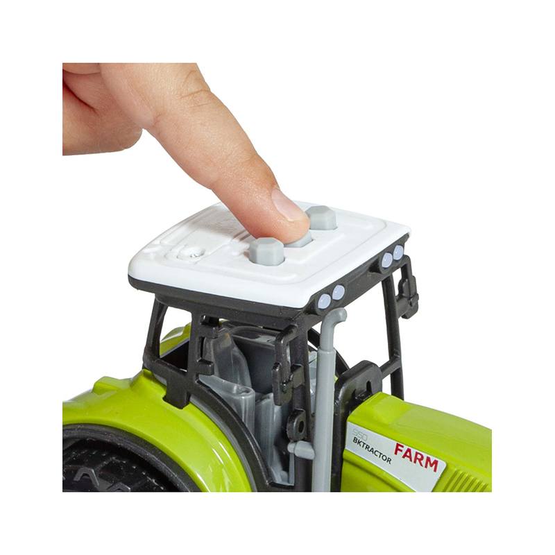 Trator de brinquedo com reboque, luz e sons - Imagem 1