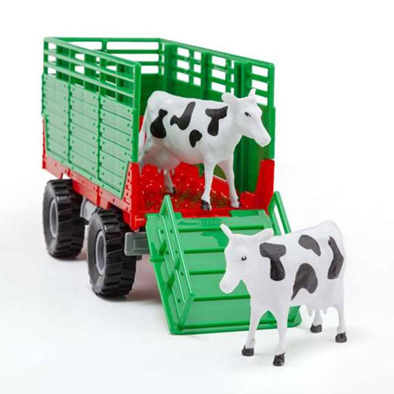 Trator de brinquedo com reboque, luz e sons - Imagem 2