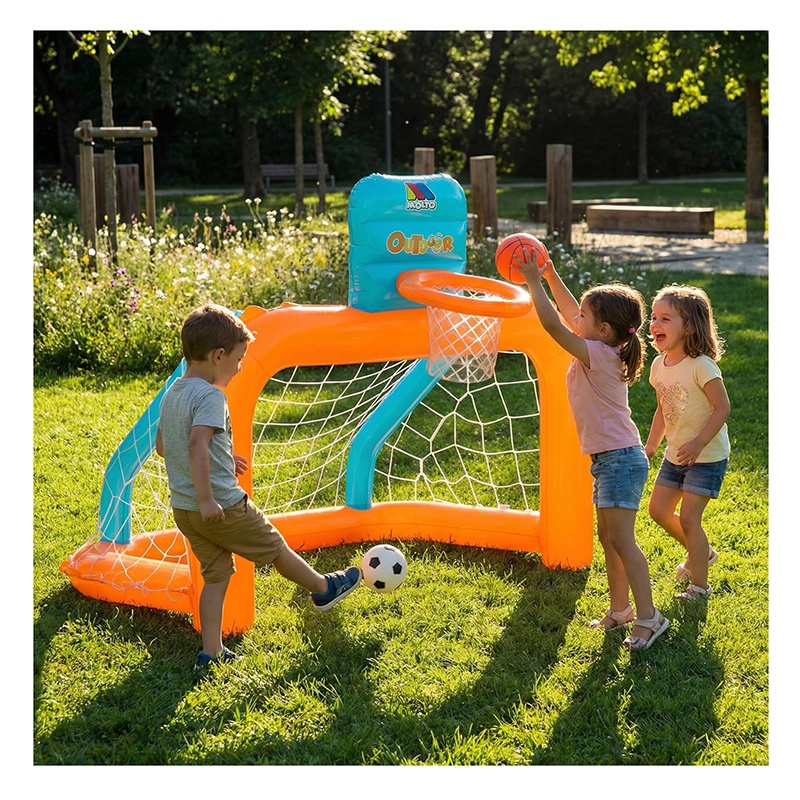 Molto Conjunto Hinchable Portería de Piscina con Canasta - Imagen 1