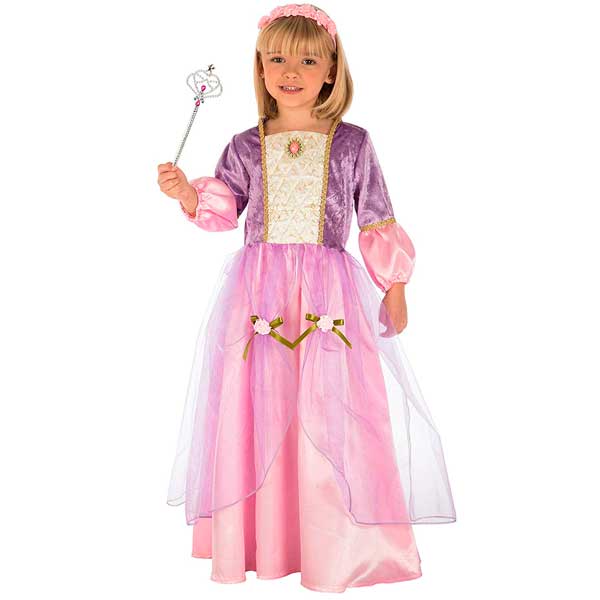 Disfressa Princesa Morada Infantil 5-6 anys - Imatge 1