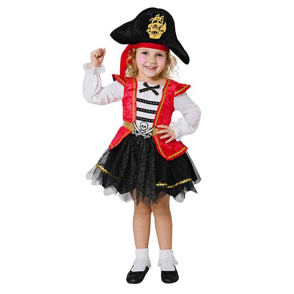 Disfarce Pirata do Caribe Infantil 3 a 4 Anos - Imagem 1