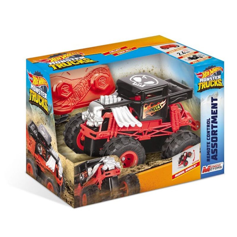 Hot Wheels Coche Mini Monster Truck RC 1:28 - Imagen 1