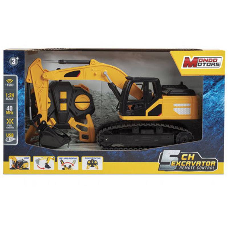 Excavadora infantil RC 1:24 - Imagen 1