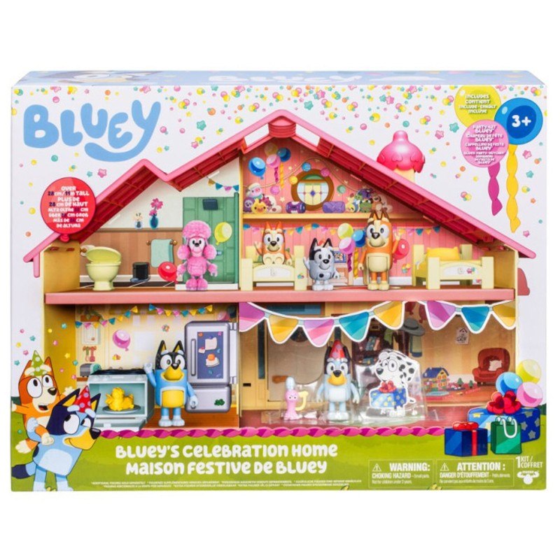Bluey Casa de Aniversário Familiar