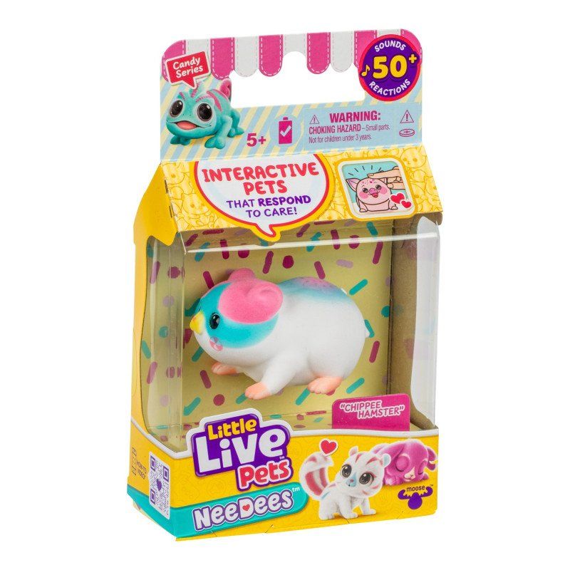 Little Live Needees Chippee - Mascote Hamster