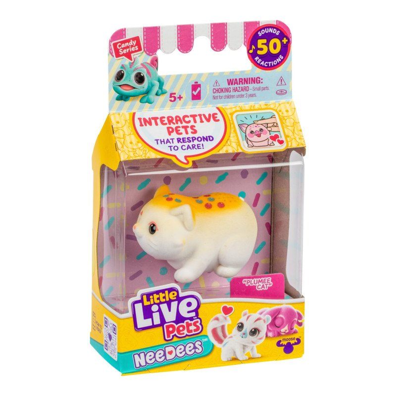 Little Live Needees Plumee - Mascote Gato